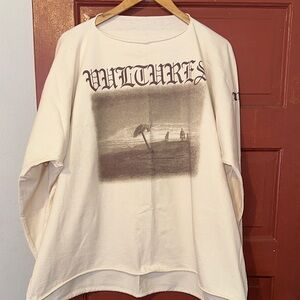 Cream Graphic Sweatshirt